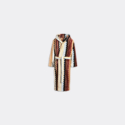 Missoni 'giacomo' Hooded Bathrobe, Black -  Bath Linens Black Multicolour Xs