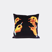Seletti 'lipsticks' Cushion, Black, Uk -  Cushions Black/multicolor Uni