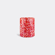 Stories of Italy 'macchia Su Macchia' Red And Ivory Vase, Medium -  Vases Red & Ivory Uni