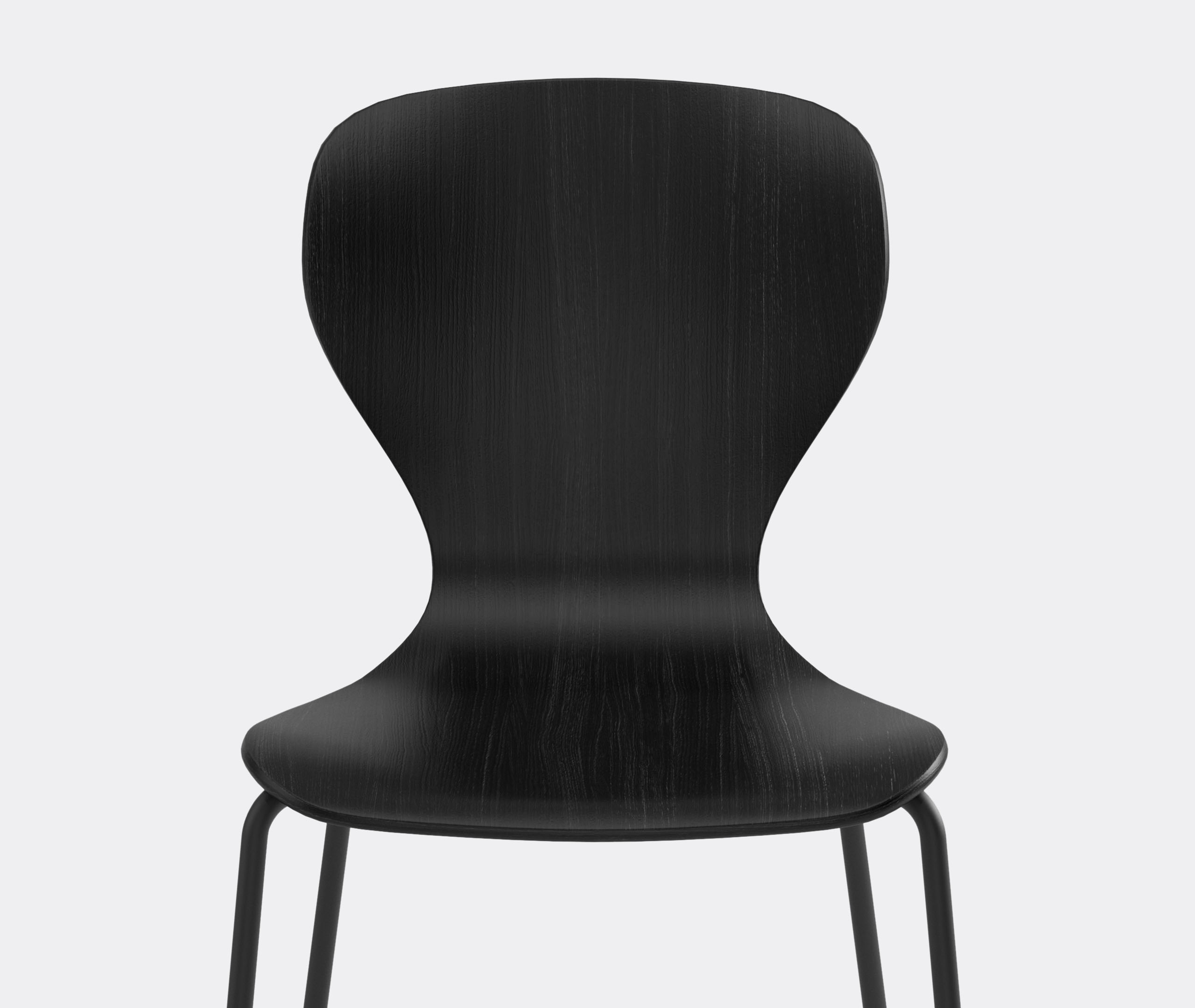 Viccarbe Seating Black Uni In Black