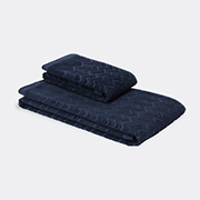 Missoni Set Of Two Chalk Towels In Blue