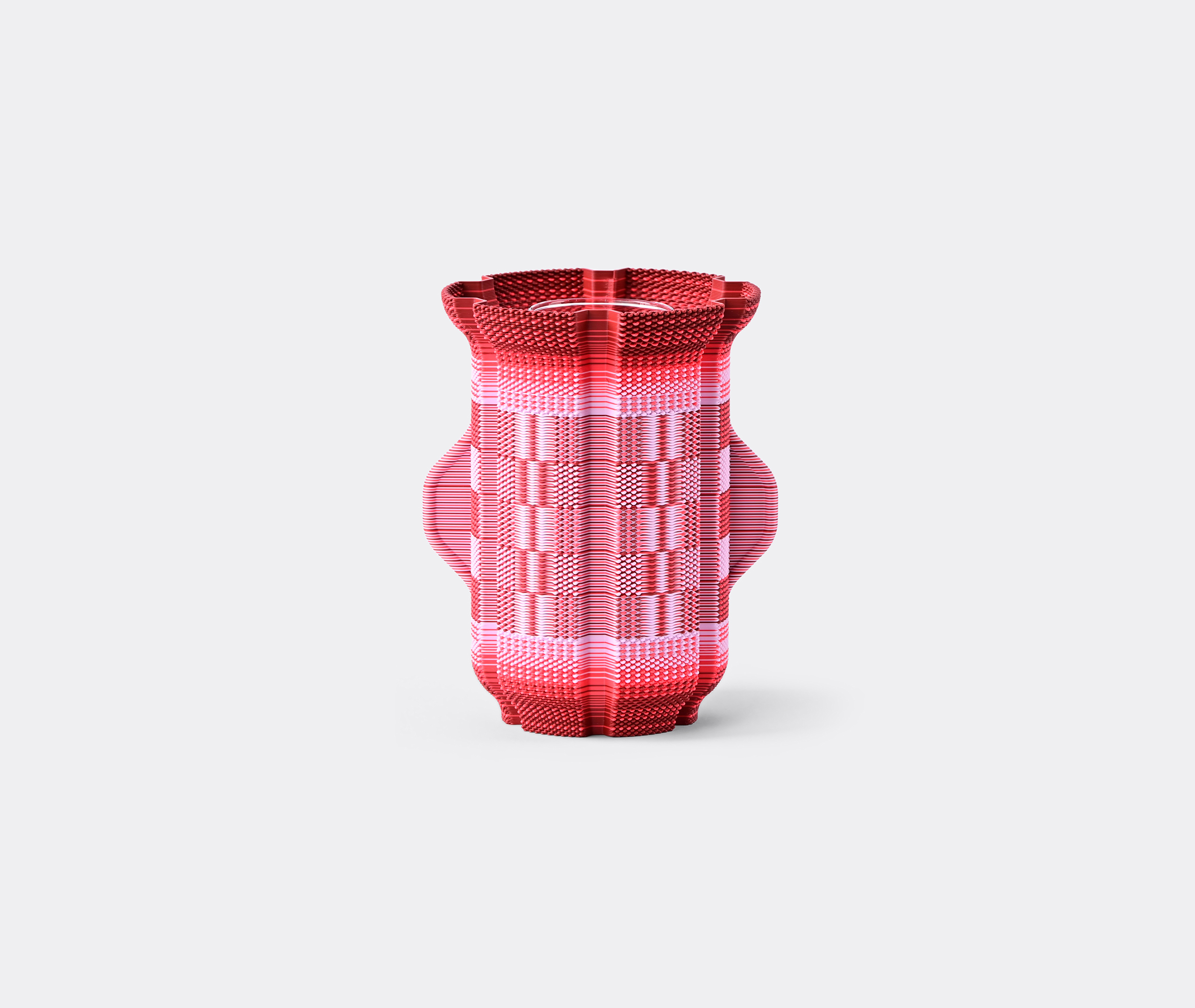 Wontek Vases Red Uni In Red