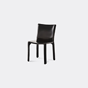Cassina 'cab 412' Chair, Leather, Black -  Seating Black Uni