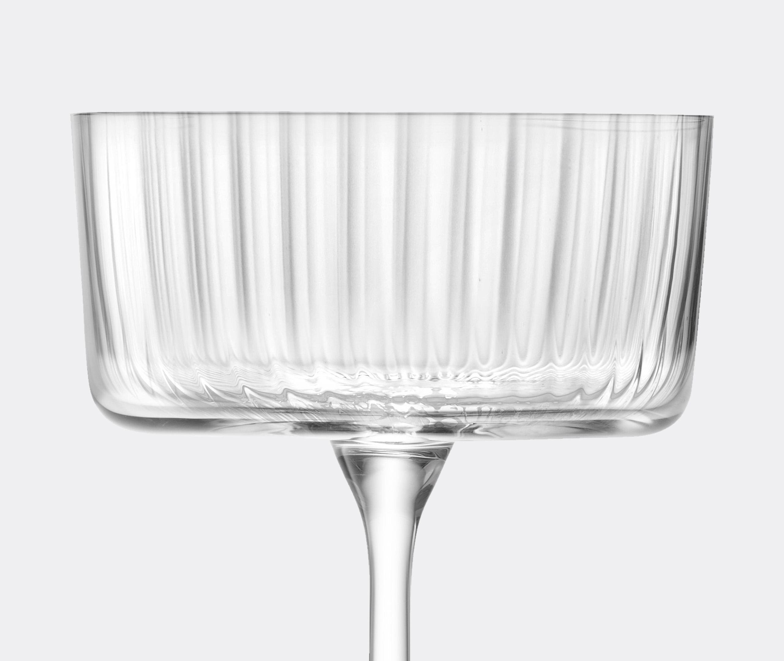 Lsa International Gio Line Champagne Glass (set Of Four) In Clear