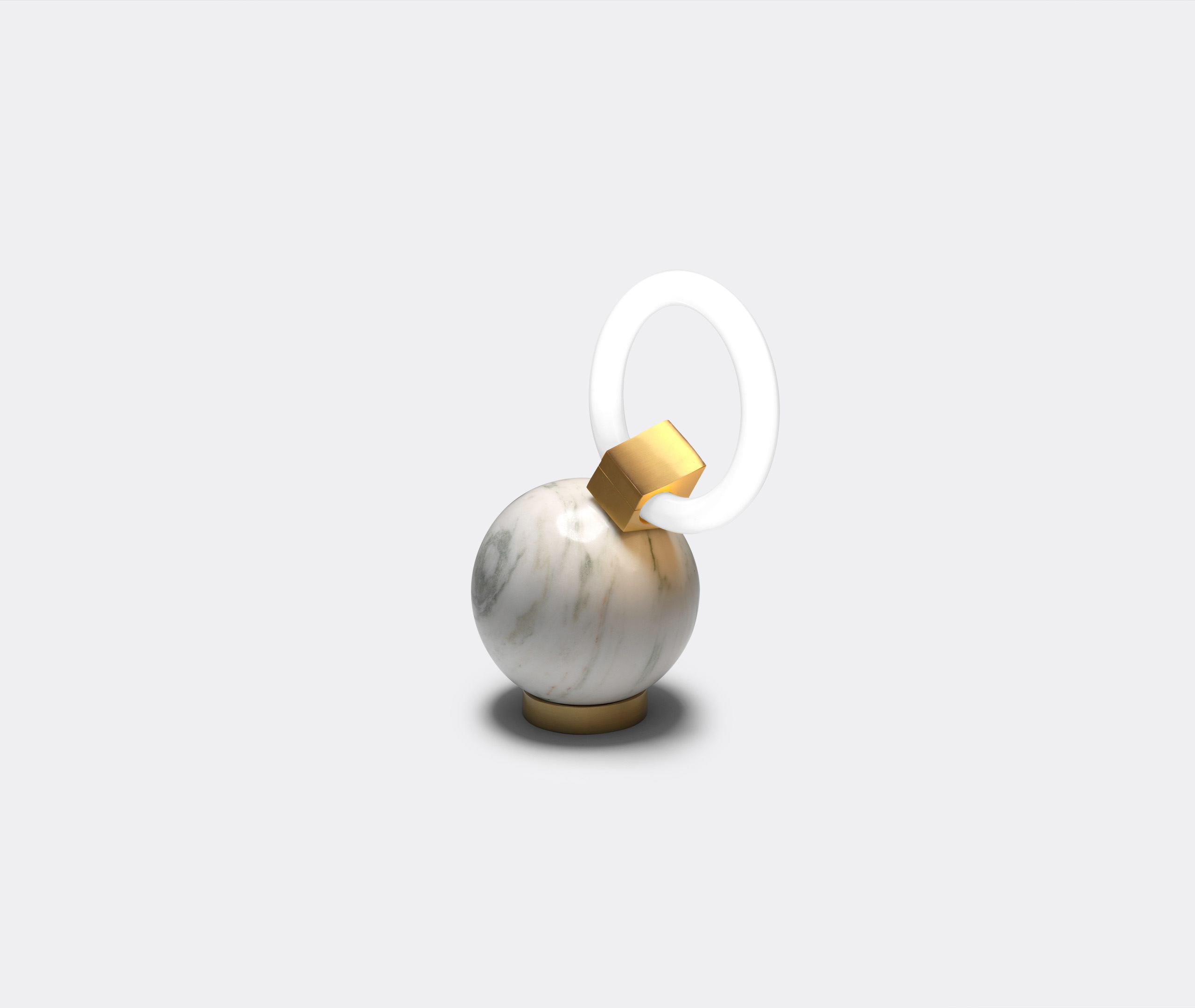 Chris Basias Studio Lighting White In White,gold