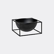 Audo Copenhagen 'kubus Centerpiece Bowl', Large, Black -  Decorative Objects Black Uni