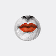 Fornasetti 'bocca' Tray -  Serving And Trays Multicolor Uni