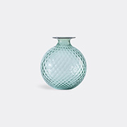 Venini 'monofiore' Rounded Bottle, L, Green -  Vases Green, Red Uni