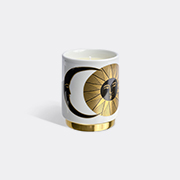 Fornasetti 'giorno E Notte' Candle -  Candlelight And Scents Gold/black/white Uni