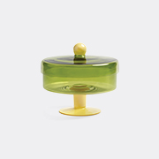 &k Amsterdam 'duo' Jar, Green Multicolor -  Tea And Coffee Green Uni