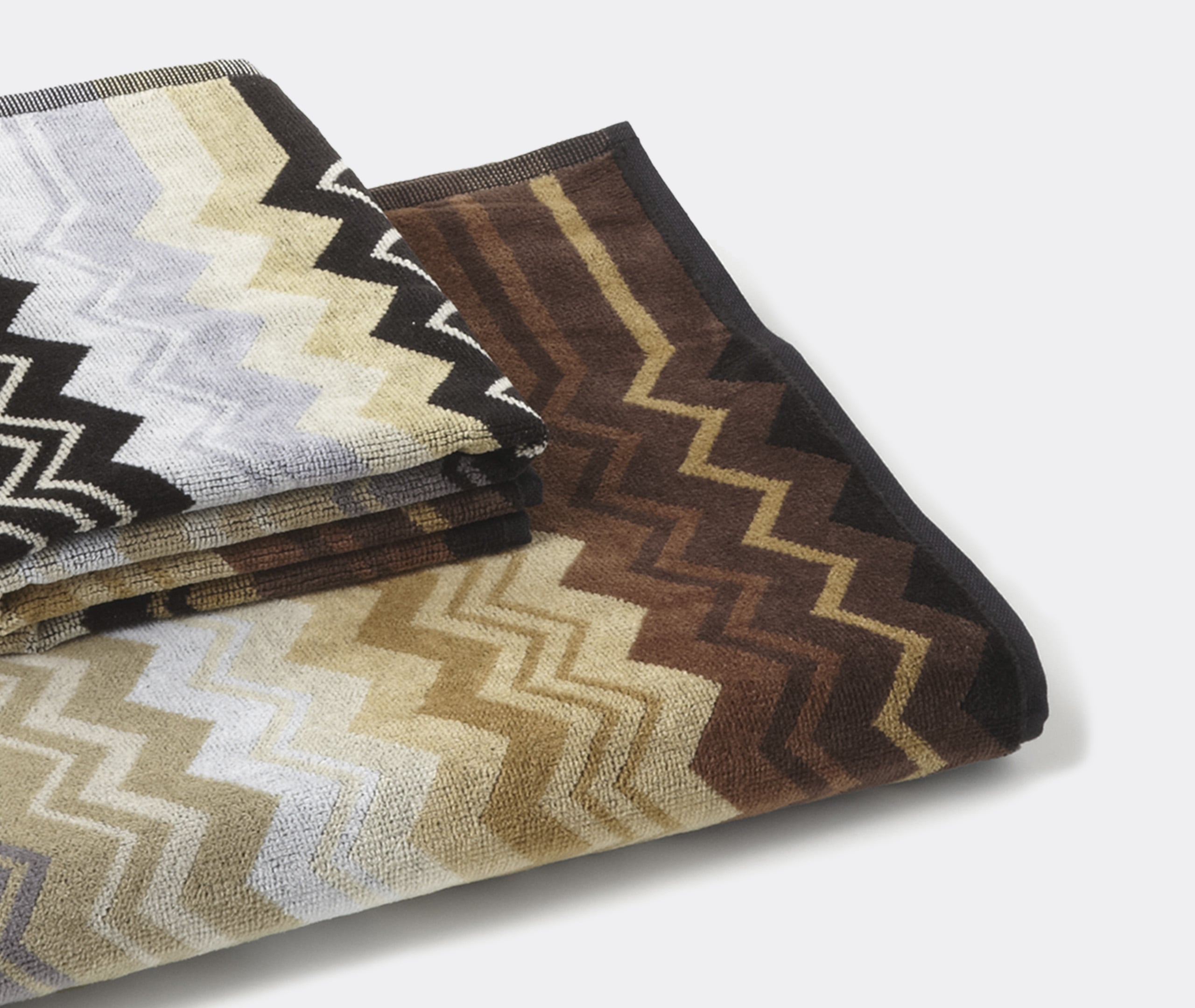 Missoni Bath Linens Black Multicolour Uni In Black Multicolour