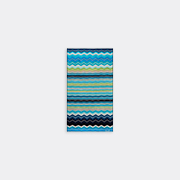 Missoni 'hugo' Beach Towel, Blue Multicolor -  Bath Linens Multicolour Uni
