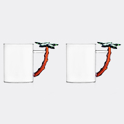 Ichendorf Milano 'savannah' Mug, Palm, Set Of Two, Multicolor -  Tea And Coffee Multicolour Uni