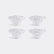 Bordallo Pinheiro 'maria Flor' Dessert Bowl, Set Of Four, White -  Tableware Multicolor Uni
