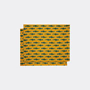 La Doublej Como Fish Placemats (set Of Two) In Yellow