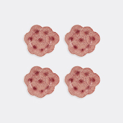 Bordallo Pinheiro 'maria Flor' Dinner Plate, Set Of Four, Pink -  Tableware Multicolor Uni