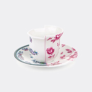 Seletti 'hybrid Leonia' Coffee Cup With Saucer -  Tea And Coffee Multicolor Uni