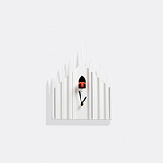 Domeniconi 'duomo' Cuckoo Clock, White -  Mirrors And Clocks White Uni
