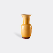 Venini 'opalino' Vase, Xl, Amber -  Vases Amber, White Uni