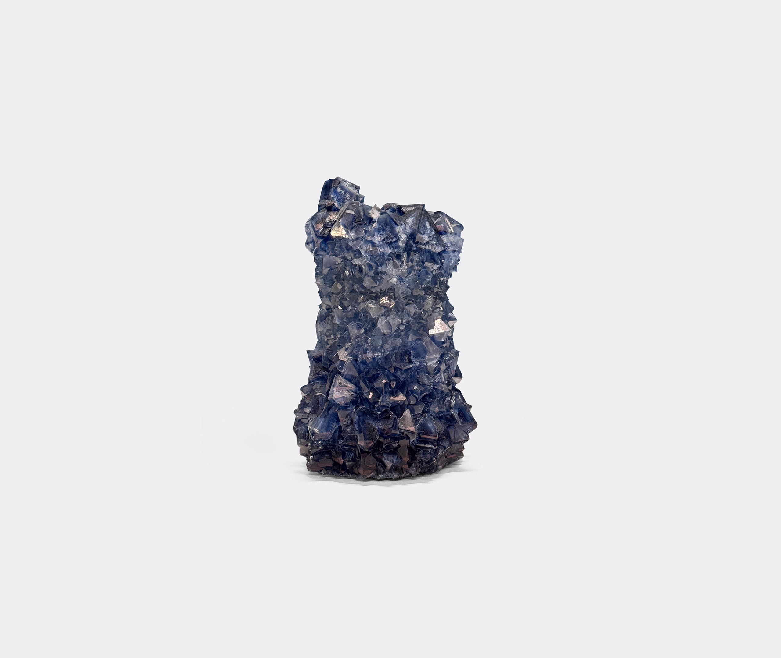 Mineral Series Vases Blue Uni In Blue
