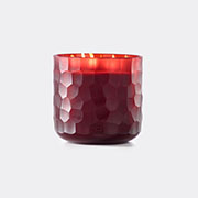 ONNO Collection 'circle' Candle, Manyara Scent, Large -  Candlelight And Scents Red Uni