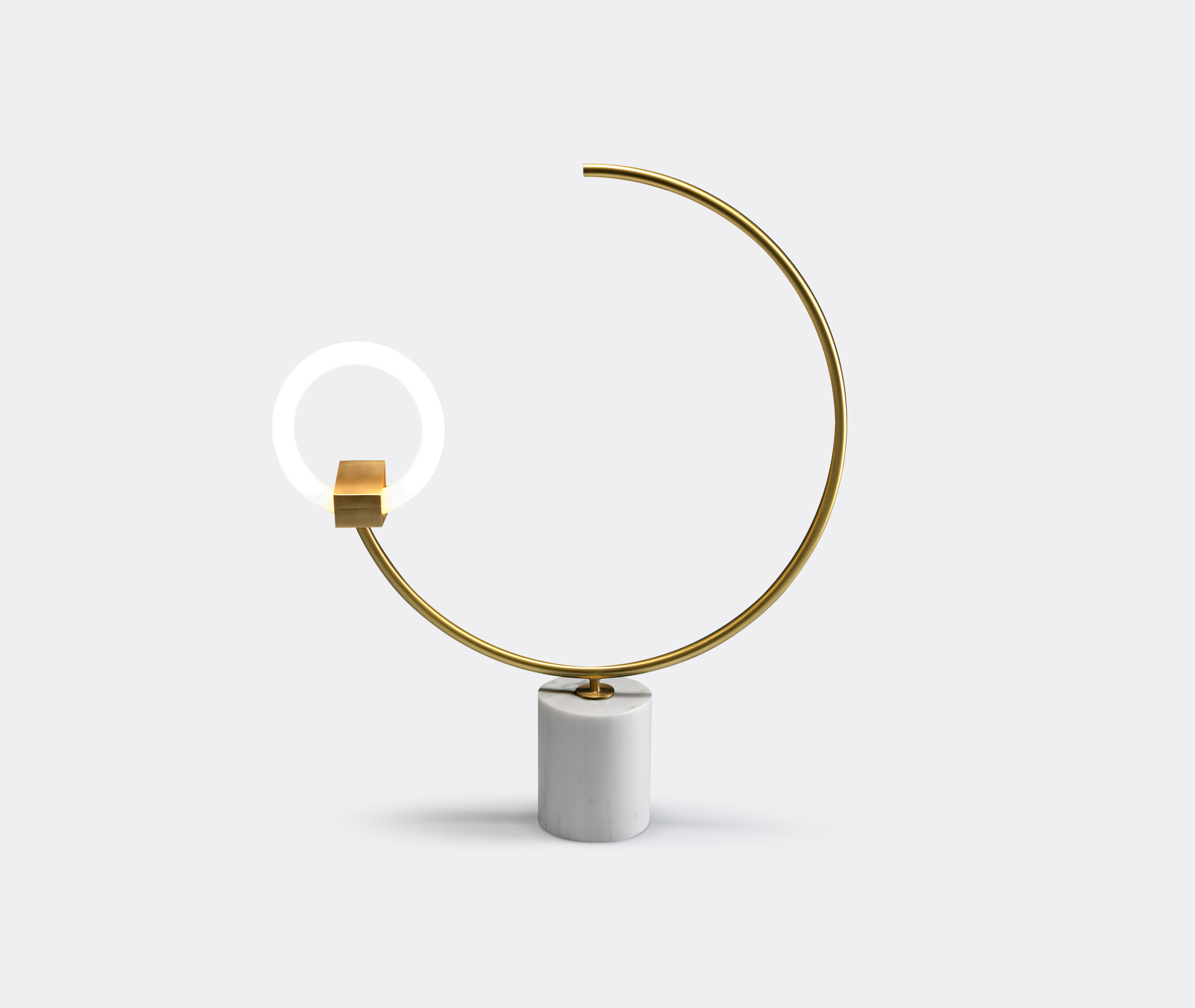 Chris Basias Studio Lighting White In White,gold