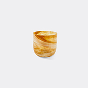 POLSPOTTEN 'marbled Glass' Vase, Small, Beige -  Vases Beige Uni
