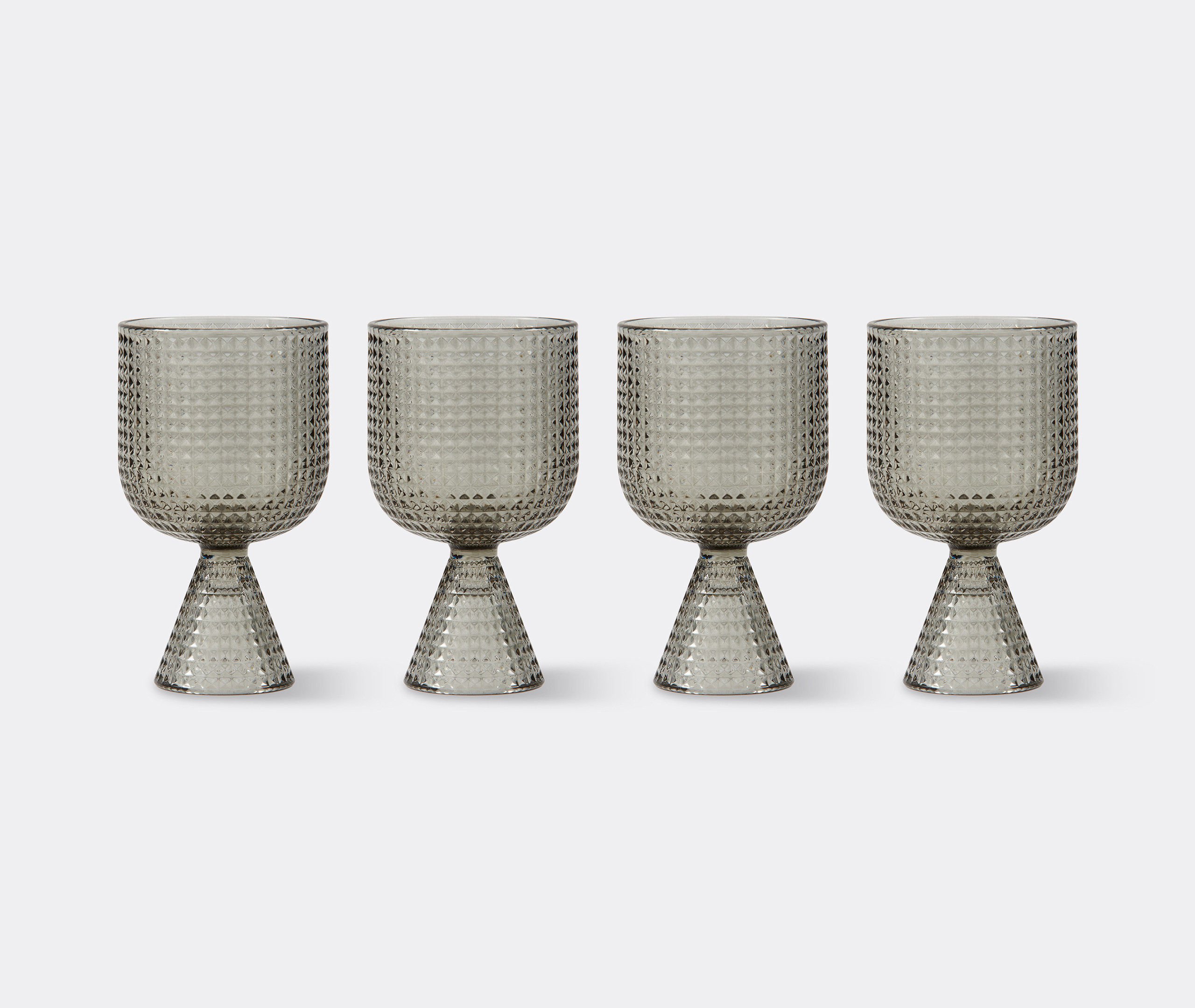 Polspotten Glassware Grey Uni In Gray
