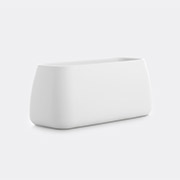 Diabla Vases White Uni In White