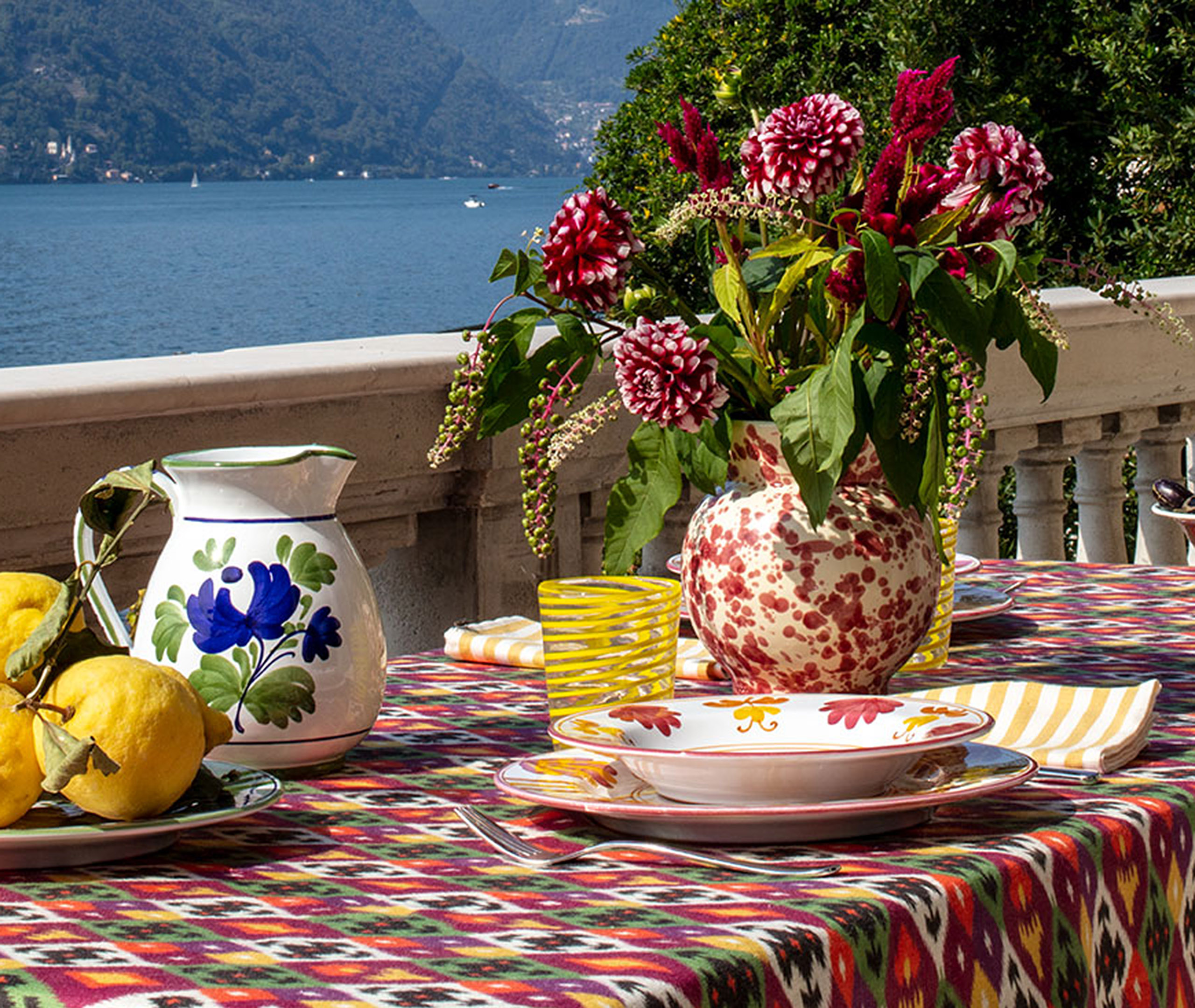 Cabana Glassware Yellow Uni In Yellow