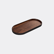 Poltrona Frau 'zhuang' Oval Tray -  Serving And Trays Black Uni