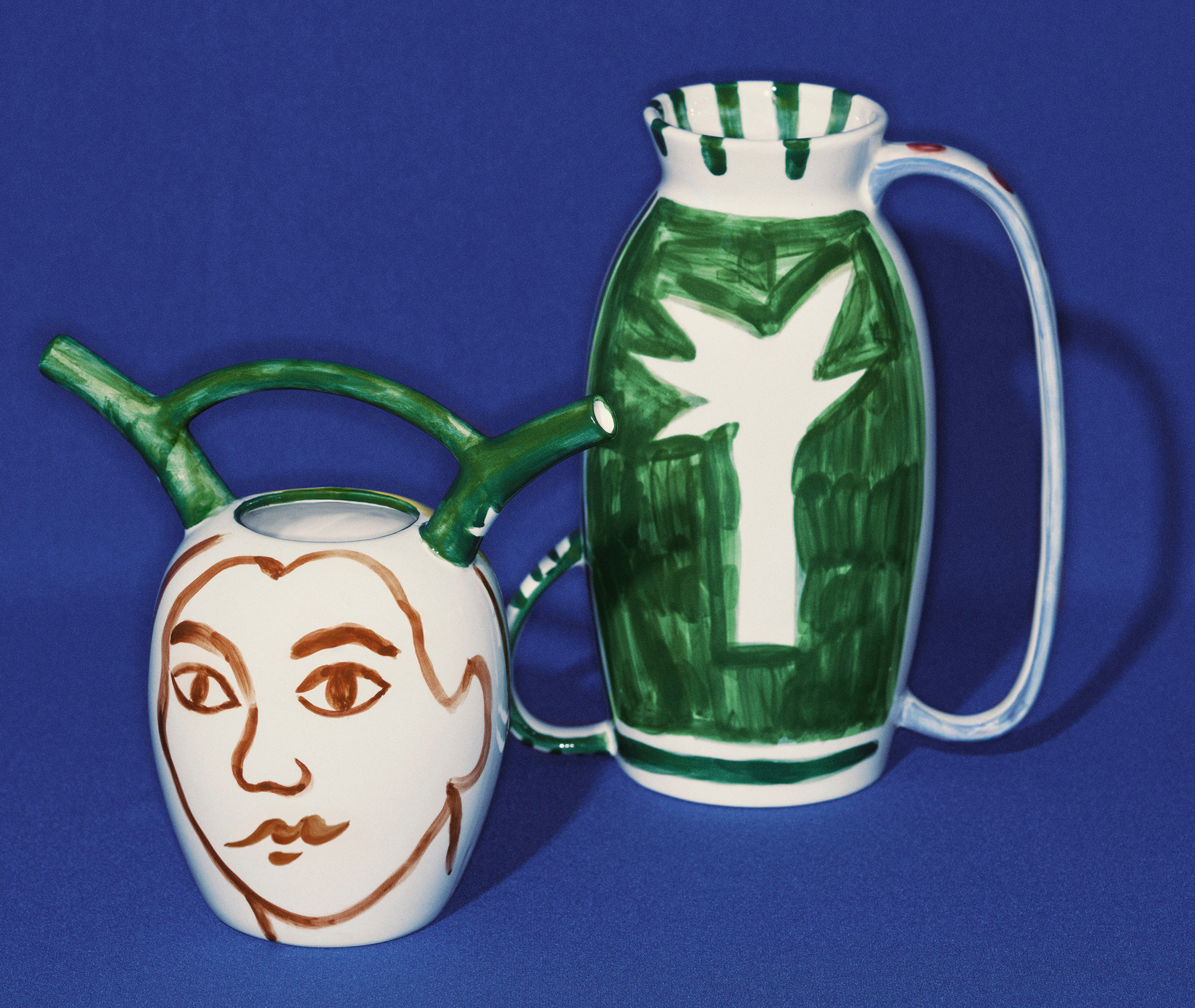 Serax X Shurleey Sapote Santiago De Borja Hand Painted Vase In Neutral