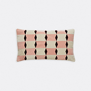 Christina Lundsteen 'florence' Cushion, Rose, Dusty White And Wine -   Multicolour Uni