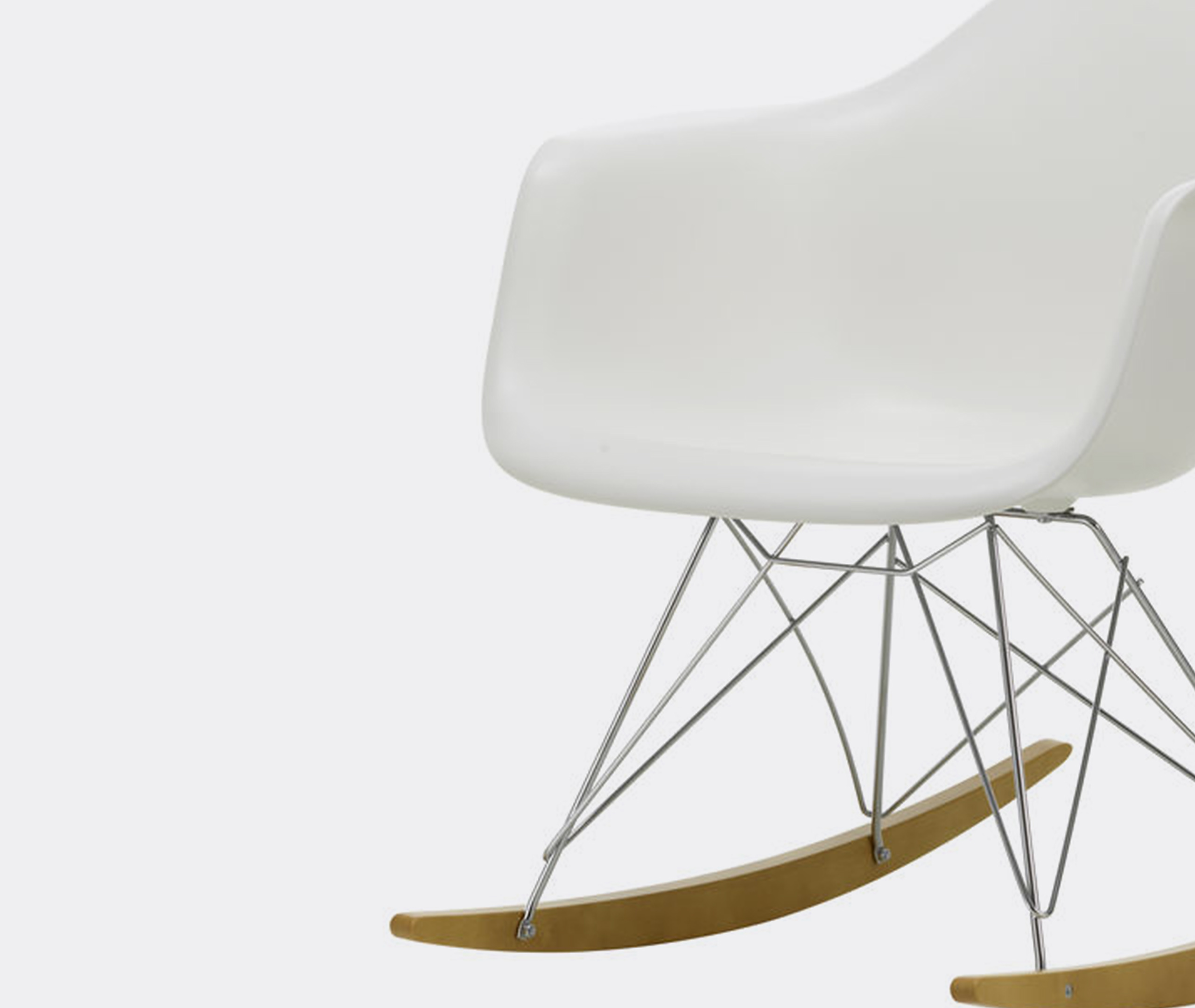 Vitra Seating White In White, Chrome, Yellow