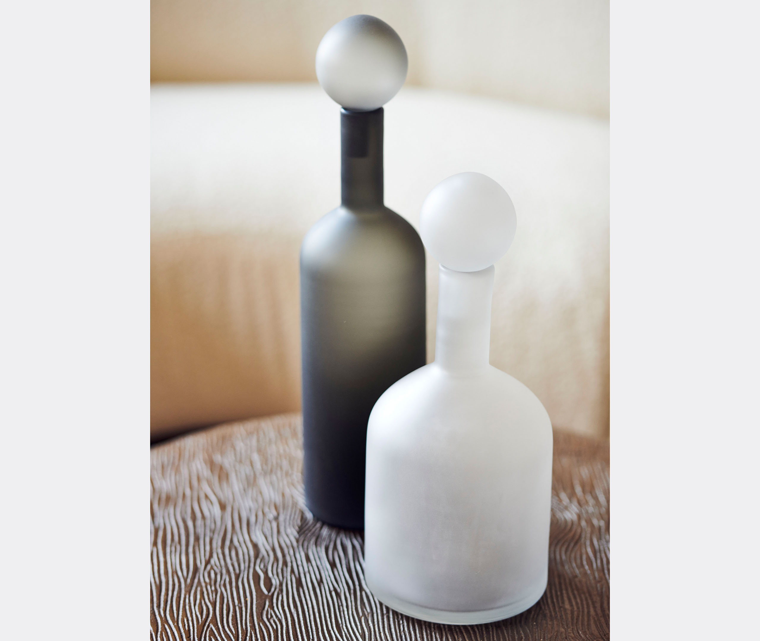 Polspotten Decorative Objects Black Uni In Black
