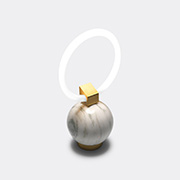 Chris Basias Studio Lighting White In White,gold