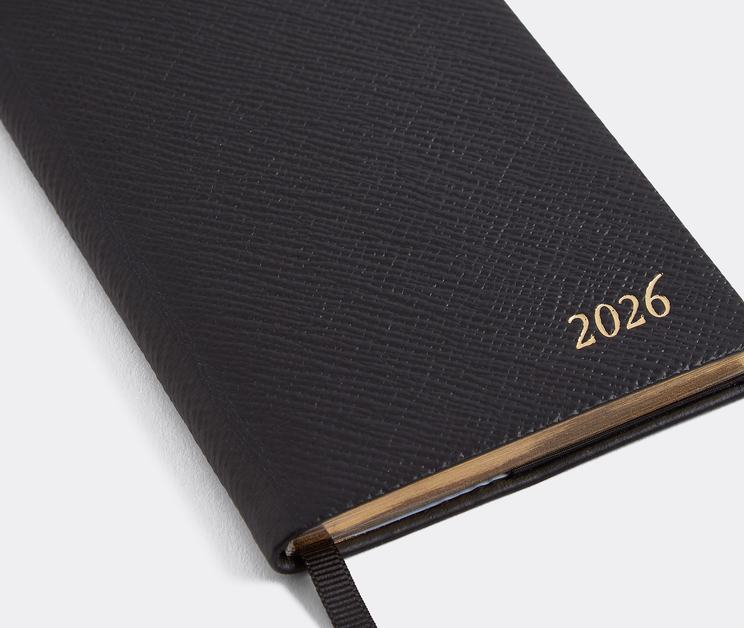Smythson 2026 Pocket Panama Weekly Diary In Black