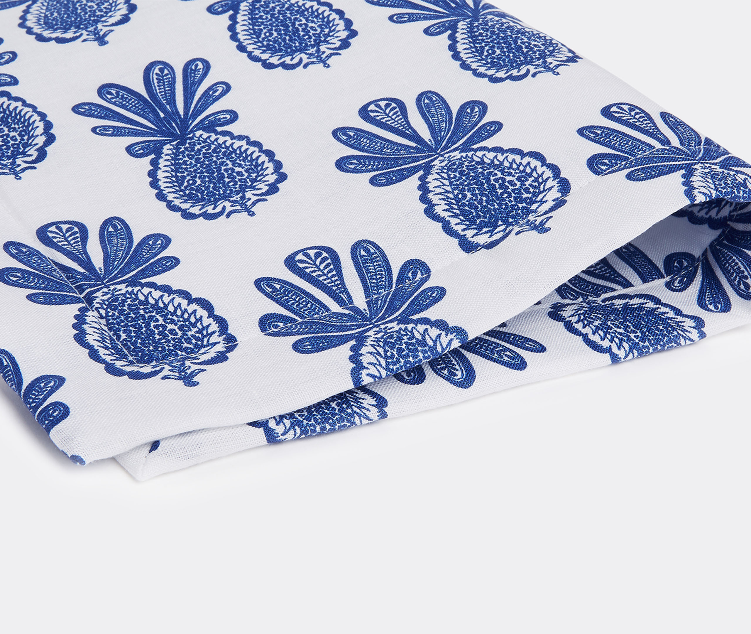 La Doublej Table Linens Blue Uni In Blue