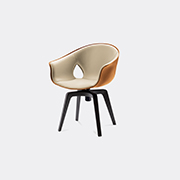 Poltrona Frau 'ginger' Swivel Armchair -  Seating Multicolour Uni