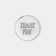 Bitossi Home 'thank You' Bread Bread Plate, Set Of Six -  Tableware Multicolor Uni