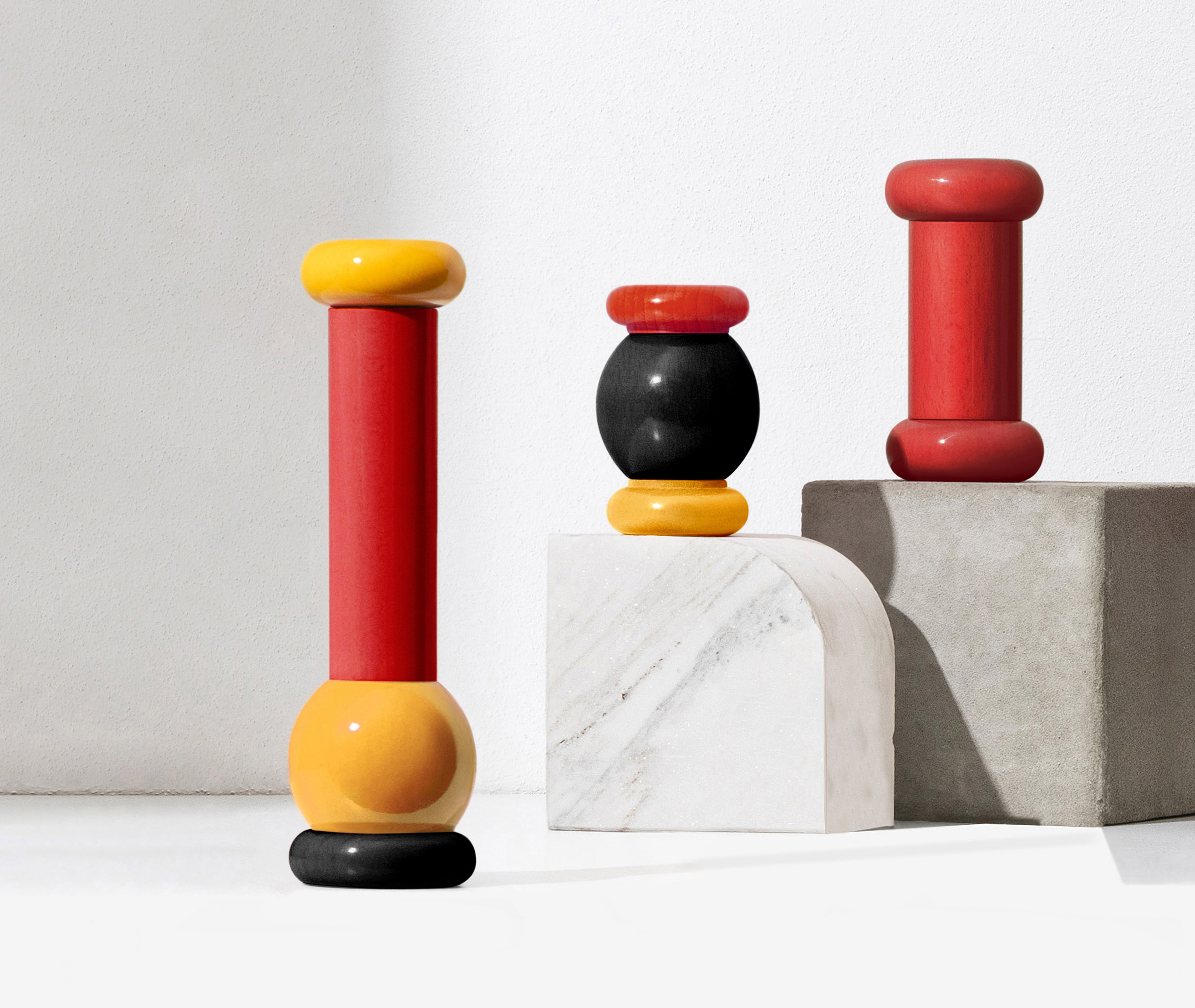 Alessi Kitchen And Tools Black In Black,red,yellow