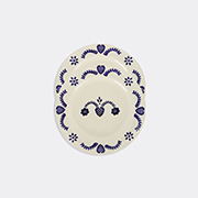 House of Capricorn 'viana' Dinner Plate, Set Of Two, Blue -  Tableware Blue Uni